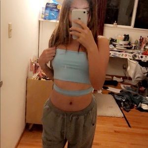 Blue tank top